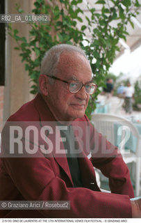 Caption: Nome:.DE LAURENTIIS.Descrizione:.CINEMA PRODUTTORE.CINEMA PRODUCTOR .Credit:.Graziano Arici/Rosebud2 Costo:.A.Nazione:.ITALIA.Cittˆ:.VENEZIA.VENICE.Data:.2000