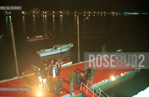 CINEMA 2000 / 57. MOSTRA INTERNAZIONALE DARTE CINEMATOGRAFICA - LENTRATA DELLA FESTA PER IL FILM SOUND, DIRETTO DA NICOLOAS ROEG (GB), NELLISOLA DI SANTANDREA - ©Graziano Arici/Rosebud2 