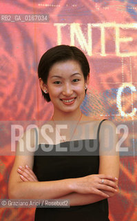 CINEMA 2000 / 57. MOSTRA INTERNAZIONALE DARTE CINEMATOGRAFICA - LATTRICE QIN HAILU (CINA) ALLA CONFERENZA STAMPA DEL FILM LIULIAN PIAO PIAO - ©Graziano Arici/Rosebud2