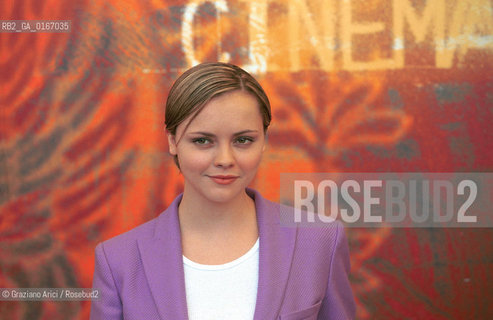 CINEMA 2000 / 57. MOSTRA INTERNAZIONALE DARTE CINEMATOGRAFICA - LATTRICE CHRISTINA RICCI (USA) ALLA CONFERENZA STAMPA DEL FILM THE MAN WHO CRIED - ©Graziano Arici/Rosebud2 
