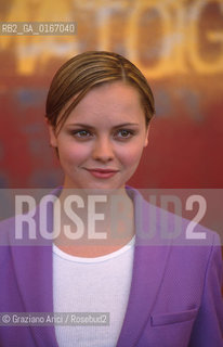 CINEMA 2000 / 57. MOSTRA INTERNAZIONALE DARTE CINEMATOGRAFICA - LATTRICE CHRISTINA RICCI (USA) ALLA CONFERENZA STAMPA DEL FILM THE MAN WHO CRIED - ©Graziano Arici/Rosebud2 