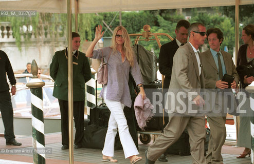 CINEMA 2000 / 57. MOSTRA INTERNAZIONALE DARTE CINEMATOGRAFICA - LA TOP. MODEL / ATTRICE CLAUDIA SCHIFFER (GERMANIA) AL FESTIVAL DI VENEZIA PER LA PROIEZIONE DEL FILM SOUND - ©Graziano Arici/Rosebud2