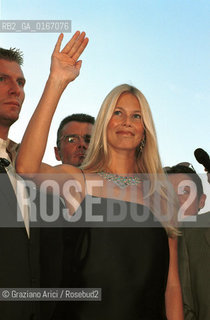 CINEMA 2000 / 57. MOSTRA INTERNAZIONALE DARTE CINEMATOGRAFICA - LA TOP MODEL E ATTRICE CLAUDIA SCHIFFER (GERMANIA) ALLA CONFERENZA STAMPA DEL FILM SOUND - ©Graziano Arici/Rosebud2