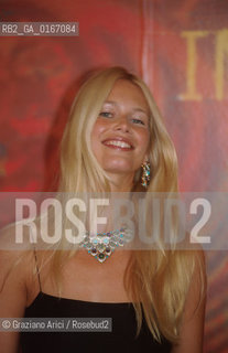 CINEMA 2000 / 57. MOSTRA INTERNAZIONALE DARTE CINEMATOGRAFICA - LA TOP MODEL E ATTRICE CLAUDIA SCHIFFER (GERMANIA) ALLA CONFERENZA STAMPA DEL FILM SOUND - ©Graziano Arici/Rosebud2