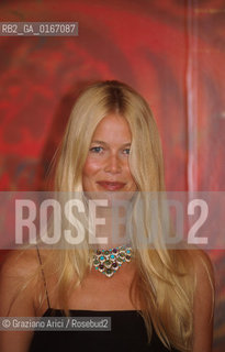 CINEMA 2000 / 57. MOSTRA INTERNAZIONALE DARTE CINEMATOGRAFICA - LA TOP MODEL E ATTRICE CLAUDIA SCHIFFER (GERMANIA) ALLA CONFERENZA STAMPA DEL FILM SOUND - ©Graziano Arici/Rosebud2