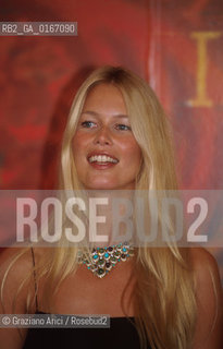 CINEMA 2000 / 57. MOSTRA INTERNAZIONALE DARTE CINEMATOGRAFICA - LA TOP MODEL E ATTRICE CLAUDIA SCHIFFER (GERMANIA) ALLA CONFERENZA STAMPA DEL FILM SOUND - ©Graziano Arici/Rosebud2