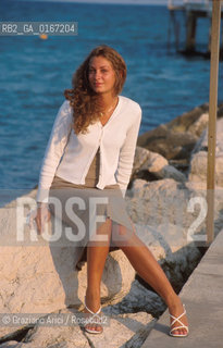 CINEMA 2000 / 57. MOSTRA INTERNAZIONALE DARTE CINEMATOGRAFICA - LAURE DE CLERMONT TONNERRE (FRANCIA), ATTRICE NEL FILM FILS DE DEUX MERES OU COMEDIE DE LINNOCENCE, IN DIGA / MARE - ©Graziano Arici/Rosebud2