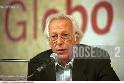 FONDAMENTA 5/8 OTTOBRE 2000: GLOBO CONTESO - ECONOMIA / LECONOMISTA SAMIR AMIN (EGITTO) - ©Graziano Arici/Rosebud2