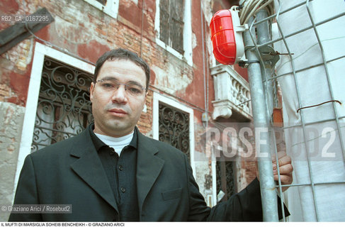 RELIGIONE ISLAMICA / IL MUFTI DI MARSIGLIA SOHEIB BENCHEIKH (ALGERIA) / A VENEZIA - ©Graziano Arici/Rosebud2