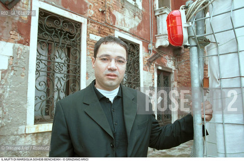RELIGIONE ISLAMICA / IL MUFTI DI MARSIGLIA SOHEIB BENCHEIKH (ALGERIA) / A VENEZIA - ©Graziano Arici/Rosebud2