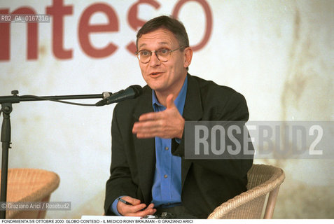 FONDAMENTA 5/8 OTTOBRE 2000: GLOBO CONTESO - MEDICINA ORGANIZZAZIONE UMANITARIA MEDECINS SANS FRONTIERES / IL MEDICO RONY BRAUMAN (FRANCIA) - ©Graziano Arici/Rosebud2