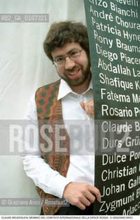 ORGANIZZAZIONI UMANITARIE ONU 2000 / CLAUDE BRUDERLEIN, MEMBRO DEL COMITATO INTERNAZIONALE DELLA CROCE ROSSA - ©Graziano Arici/Rosebud2
