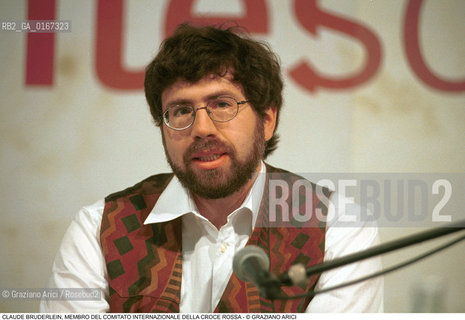 FONDAMENTA 5/8 OTTOBRE 2000: GLOBO CONTESO - ORGANIZZAZIONI UMANITARIE ONU / CLAUDE BRUDERLEIN, MEMBRO DEL COMITATO INTERNAZIONALE DELLA CROCE ROSSA - ©Graziano Arici/Rosebud2
