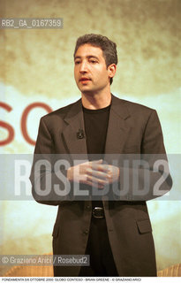 FONDAMENTA 5/8 OTTOBRE 2000: GLOBO CONTESO - SCIENZA FISICA MATEMATICA / IL FISICO E MATEMATICO BRIAN GREENE (USA) - ©Graziano Arici/Rosebud2