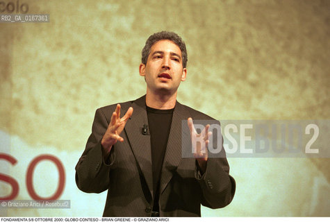 FONDAMENTA 5/8 OTTOBRE 2000: GLOBO CONTESO - SCIENZA FISICA MATEMATICA / IL FISICO E MATEMATICO BRIAN GREENE (USA) - ©Graziano Arici/Rosebud2