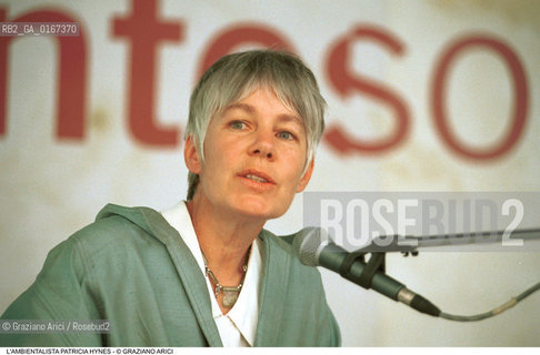 FONDAMENTA 5/8 OTTOBRE 2000: GLOBO CONTESO - AMBIENTE SICUREZZA SALUTE 2000 / LAMBIENTALISTA PATRICIA HYNES (USA) - ©Graziano Arici/Rosebud2
