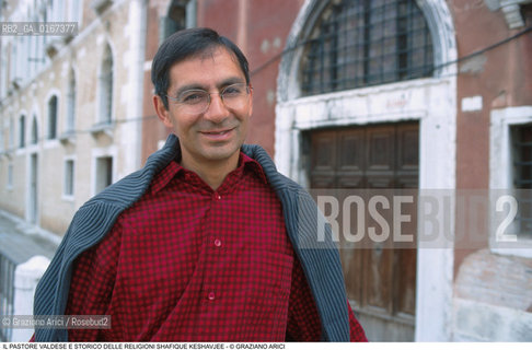 RELIGIONE STORIA 2000/ IL PASTORE VALDESE E STORICO DELLE RELIGIONI SHAFIQUE KESHAVJEE (KENYA) / A VENEZIA - ©Graziano Arici/Rosebud2 