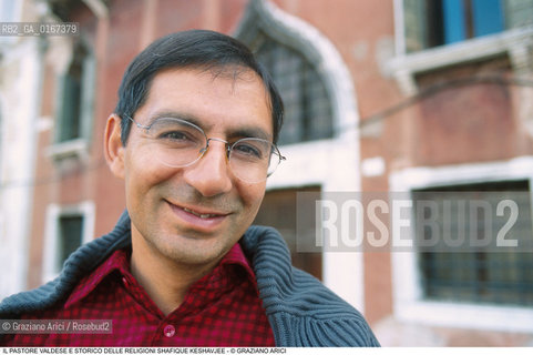 RELIGIONE STORIA 2000/ IL PASTORE VALDESE E STORICO DELLE RELIGIONI SHAFIQUE KESHAVJEE (KENYA) / A VENEZIA - ©Graziano Arici/Rosebud2 