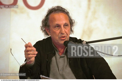 FONDAMENTA 5/8 OTTOBRE 2000: GLOBO CONTESO - SOCIOLOGIA RELIGIONE SCIENZE UMANE / IL SOCIOLOGO MAURICE OLENDER (FRANCIA) - ©Graziano Arici/Rosebud2