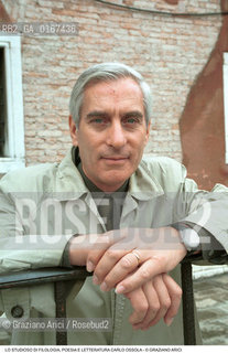 LETTERATURA LINGUISTICA 2000 / LO STUDIOSO DI FILOLOGIA E POESIA CARLO OSSOLA (ITALIA) - ©Graziano Arici/Rosebud2 
