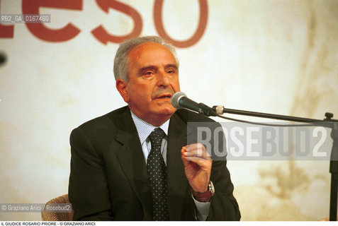 DIRITTO LEGGE INCHIESTE USTICA / IL GIUDICE ROSARIO PRIORE / 2000 - ©Graziano Arici/Rosebud2