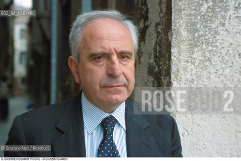 DIRITTO LEGGE INCHIESTE USTICA / IL GIUDICE ROSARIO PRIORE / 2000 - ©Graziano Arici/Rosebud2