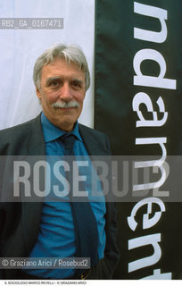 SOCIOLOGIA STORIA / LO STORICO E SOCIOLOGO MARCO REVELLI (ITALIA) / 2000 - ©Graziano Arici/Rosebud2