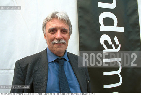 FONDAMENTA 5/8 OTTOBRE 2000: GLOBO CONTESO - LO STORICO E SOCIOLOGO MARCO REVELLI - ©Graziano Arici/Rosebud2 