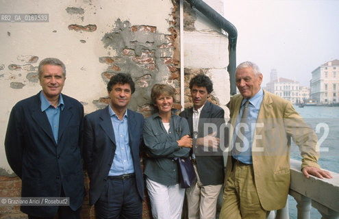 LETTERATURA / PREMIO IL CAMPIELLO 2000 (XXXVIII edizione) - I CINQUE FINALISTI: GLI SCRITTORI FRANCO SCAGLIA, VITO BRUNO, PAOLA MASTROCOLA, SANDRO VERONESI E SERGIO FERRERO - ©Graziano Arici/Rosebud2