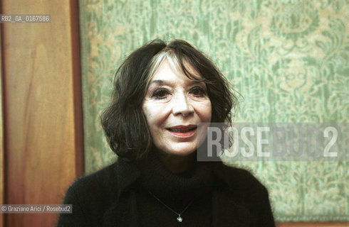 JULIETTE GRECO MUSICA POP  ESISTENZIALISMO CANTANTE ATTRICE FRANCIA - © 2000 Graziano Arici/Rosebud2