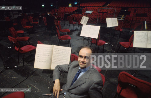 Nome: PINAMONTI PAOLO, MUSICA CLASSICA DIRETTORE ARTISTICO DEL TEATRO LA FENICE SPARTITI Nazione: ITALIA © 2000 Graziano Arici/Rosebud2