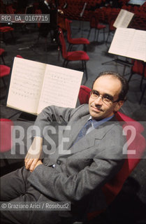Nome: PINAMONTI PAOLO, MUSICA CLASSICA DIRETTORE ARTISTICO DEL TEATRO LA FENICE SPARTITI Nazione: ITALIA © 2000 Graziano Arici/Rosebud2
