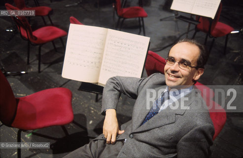 Nome: PINAMONTI PAOLO, MUSICA CLASSICA DIRETTORE ARTISTICO DEL TEATRO LA FENICE SPARTITI Nazione: ITALIA © 2000 Graziano Arici/Rosebud2