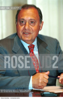 Nome: .PAOLO SAVONA.Descrizione: .PRESIDENTE DEL CONSORZIO VENEZIA NUOVA E DELLIMPREGILO.Credit: .Graziano Arici/Rosebud2/.Costo: .A.Nazione: .ITALIA.Cittˆ: ..Data: .2000