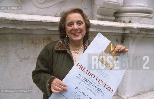 Nome: VALMARANA BARBARA, CONTESSA PRESIDENTE AMICI DELLA FENICE Nazione: ITALIA © 2000 Graziano Arici/Rosebud2