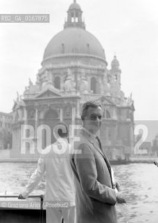 THE CONTEMPORARY MUSIC COMPOSER BENJAMIN BRITTEN IN VENICE - 196?  © ARCHIVIO Graziano Arici/Rosebud2  / MUSICA CLASSICA CONTEMPORANEA / COMPOSITORE