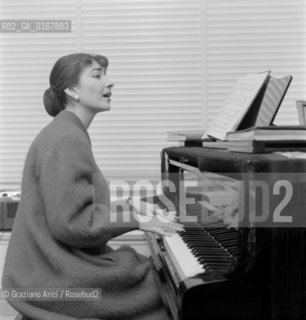 THE OPERA SINGER MARIA CALLAS ( KALOGEROPOULOS ) - VENICE - 195? © ARCHIVIO Graziano Arici/Rosebud2  / MUSICA / MUSICA LIRICA / CANTANTE