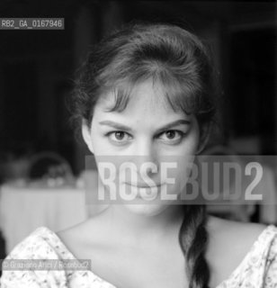 THE ACTRESS CLAUDIA CARDINALE   AT INTERNATIONAL FILM FESTIVAL  IN VENICE - 1958 - © ARCHIVIO Graziano Arici/Rosebud2  / ATTRICE / MOSTRA DEL CINEMA