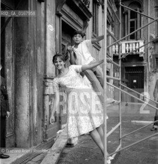 THE ACTRESS CLAUDIA CARDINALE   AT INTERNATIONAL FILM FESTIVAL  IN VENICE - 1958 - © ARCHIVIO Graziano Arici/Rosebud2  / ATTRICE / MOSTRA DEL CINEMA