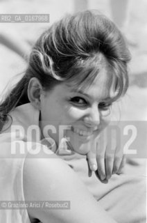 THE ACTRESS CLAUDIA CARDINALE  AT INTERNATIONAL FILM FESTIVAL    - 1960 - © ARCHIVIO Graziano Arici/Rosebud2  / ATTRICE / MOSTRA DEL CINEMA