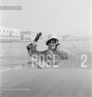 THE ACTRESS CLAUDIA CARDINALE IN VENICE - 1960 - © ARCHIVIO Graziano Arici/Rosebud2  / ATTRICE