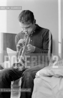THE JAZZ PLAYER CHET BAKER - LUCCA - 1961  © ARCHIVIO Graziano Arici/Rosebud2  / MUSICA / POP ROCK JAZZ