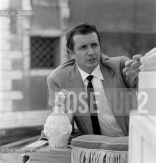 THE OPERA SINGER FRANCO CORELLI IN VENICE - 1960 © ARCHIVIO Graziano Arici/Rosebud2  / MUSICA / OPERA LIRICA / CANTANTE LIRICO