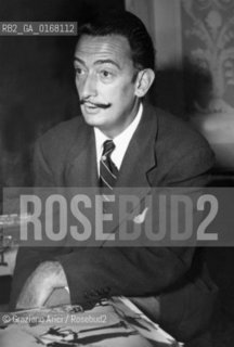 THE PAINTER SALVADOR DALI - VENICE - 1948 - © ARCHIVIO Graziano Arici/Rosebud2  / ARTE / PITTORE /