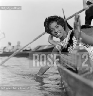 THE OPERA SINGER GLORIA DAVY - 196O © ARCHIVIO Graziano Arici/Rosebud2  / MUSICA/ OPERA LIRICA