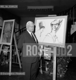 THE ARTIST PAINTER GIORGIO DE CHIRICO -  © ARCHIVIO Graziano Arici/Rosebud2  / ARTE / PITTORE /