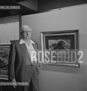 THE ARTIST PAINTER GIORGIO DE CHIRICO -  © ARCHIVIO Graziano Arici/Rosebud2  / ARTE / PITTORE /