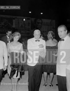 THE ARTIST PAINTER GIORGIO DE CHIRICO AT INTERNETIONAL FILM FESTIVAL IN VENICE  - 1963 -  © ARCHIVIO Graziano Arici/Rosebud2  / ARTE / PITTORE /