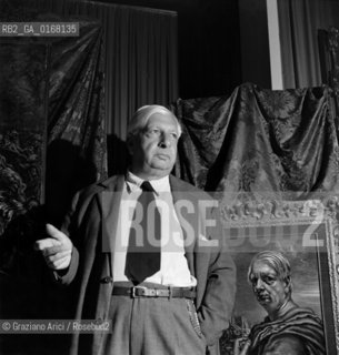 THE ARTIST PAINTER GIORGIO DE CHIRICO -  © ARCHIVIO Graziano Arici/Rosebud2  / ARTE / PITTORE /