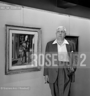 THE ARTIST PAINTER GIORGIO DE CHIRICO -  © ARCHIVIO Graziano Arici/Rosebud2  / ARTE / PITTORE /